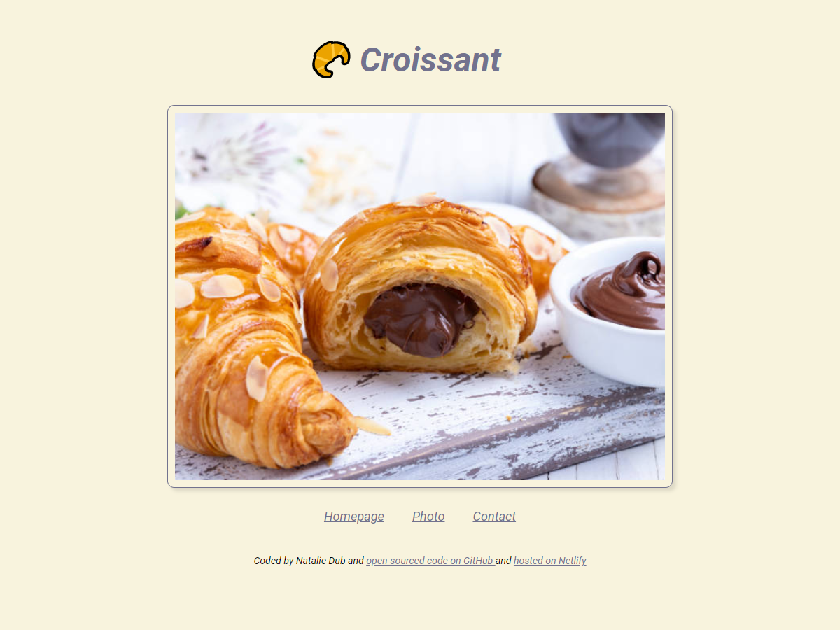 Croissant picture